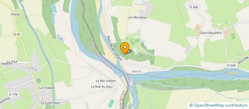 localisation de l'entreprise SCI DE LA COTE à MARZY
