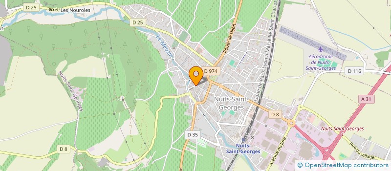 localisation de l'entreprise SCI DE LA COTE à NUITS-SAINT-GEORGES
