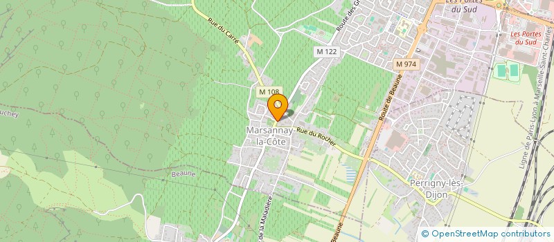 localisation de l'entreprise SCI DE LA COTE à MARSANNAY-LA-COTE