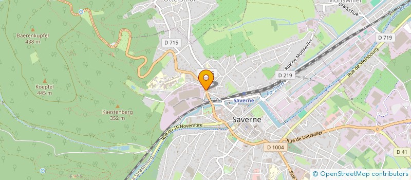 localisation de l'entreprise SCI DE LA COTE  SAVERNE