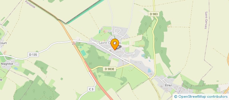 localisation de l'entreprise SCI DE LA COTE A PIGEON  SAINT-GERVAIS