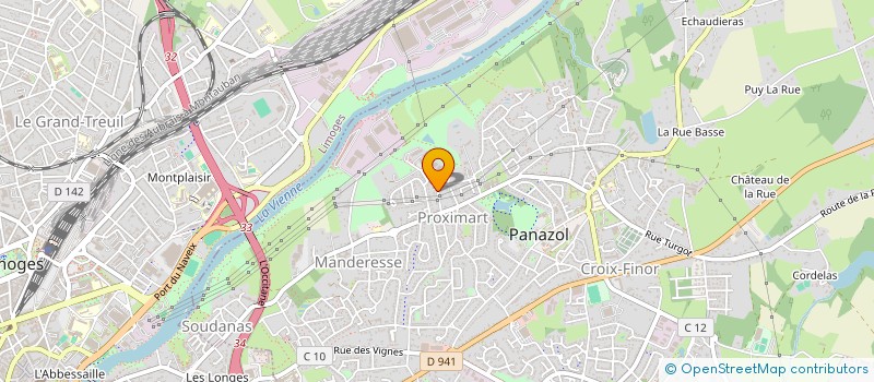 localisation de l'entreprise SCI DE LA COTE BASQUE à PANAZOL