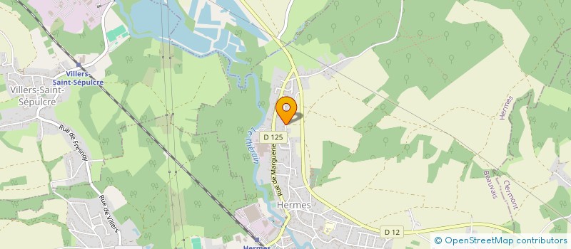 localisation de l'entreprise SCI DE LA COTE BLANCHE  BERTHECOURT