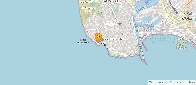 localisation de l'entreprise SCI DE LA COTE BLEUE à LES SABLES D'OLONNE