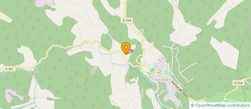 localisation de l'entreprise SCI DE LA COTE BLEUE  VARAGES