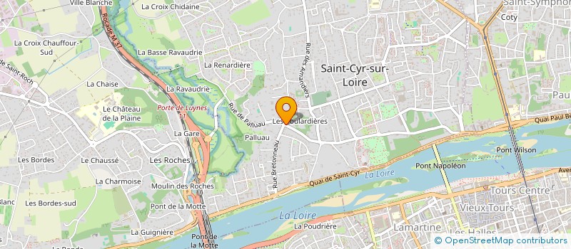 localisation de l'entreprise SCI DE LA COTE D'AMOUR  SAINT-CYR-SUR-LOIRE