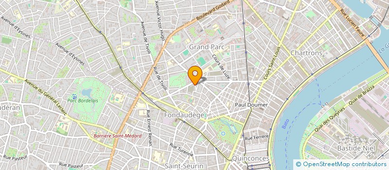 localisation de l'entreprise SCI DE LA COTE D ARGENT  BORDEAUX