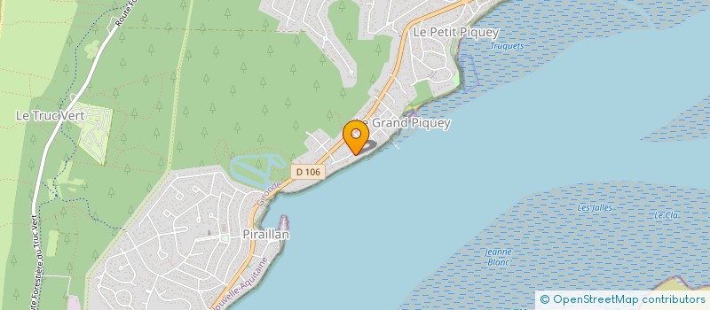 localisation de l'entreprise SCI DE LA COTE D'ARGENT à LEGE-CAP-FERRET