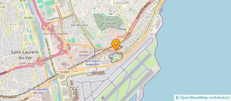 localisation de l'entreprise SCI DE LA COTE D AZUR SIMCA 1000 à NICE