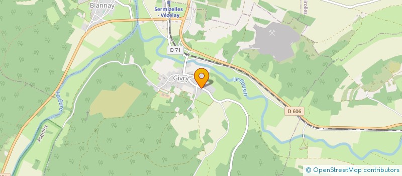 localisation de l'entreprise SCI DE LA COTE D OR  GIVRY