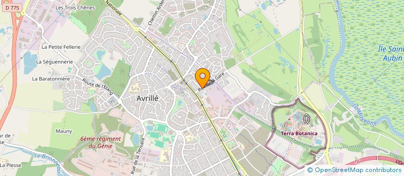 localisation de l'entreprise SCI DE LA COTE DE BORNOR  AVRILLE