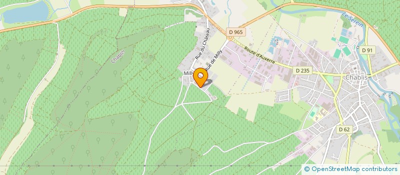 localisation de l'entreprise SCI DE LA COTE DE LECHET  CHABLIS