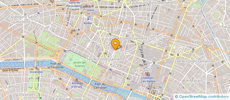 localisation de l'entreprise SCI DE LA COTE DE NACRE à PARIS