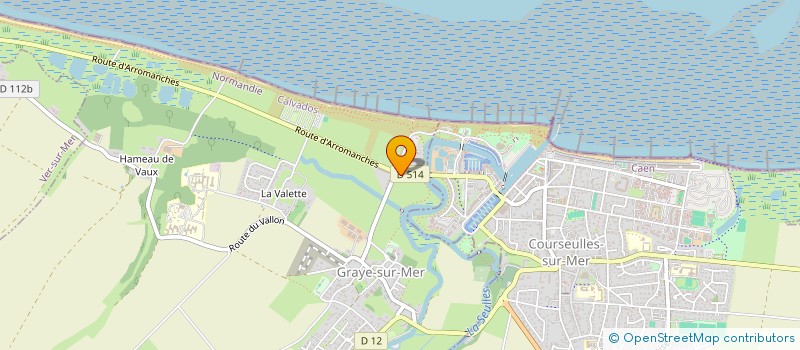 localisation de l'entreprise SCI DE LA COTE DE NACRE (BG)  GRAYE-SUR-MER