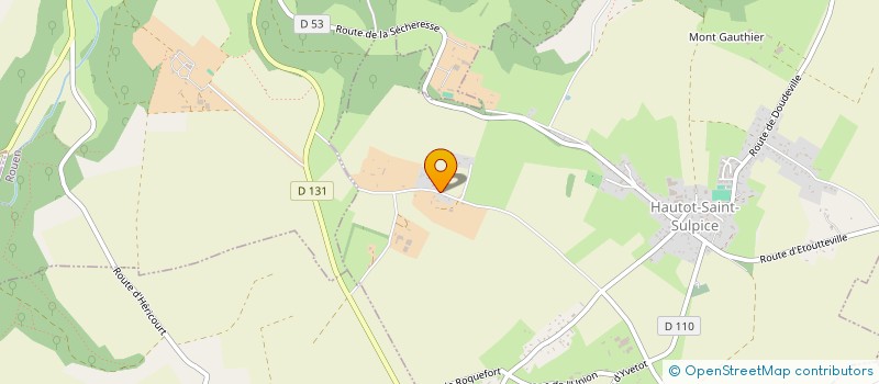 localisation de l'entreprise SCI DE LA COTE FECAMPOISE  HAUTOT-SAINT-SULPICE