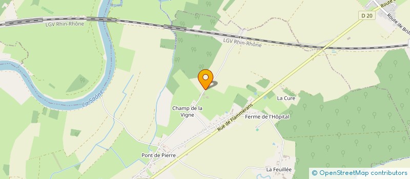 localisation de l'entreprise SCI DE LA COTE JOLIE  AUXONNE