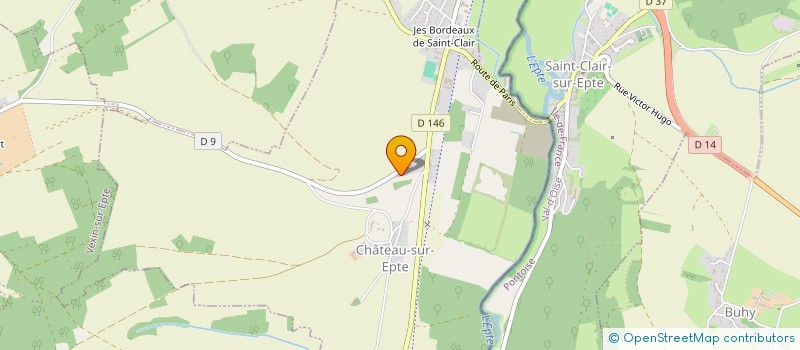 localisation de l'entreprise SCI DE LA COTE ROTIE  CHATEAU-SUR-EPTE