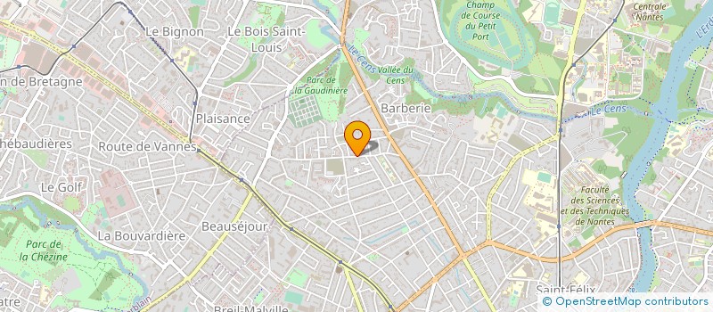 localisation de l'entreprise SCI DE LA COTE SAINT ANDRE à NANTES
