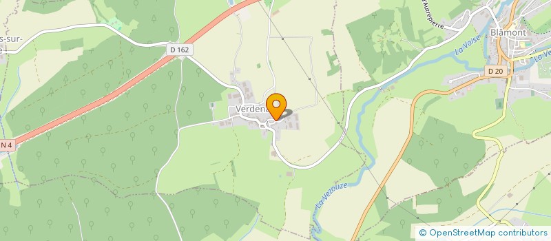 localisation de l'entreprise SCI DE LA COTE SORETTE  VERDENAL