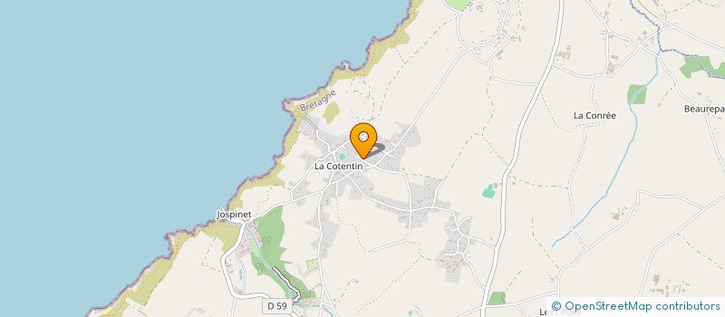 localisation de l'entreprise SCI DE LA COTENTIN  LAMBALLE-ARMOR