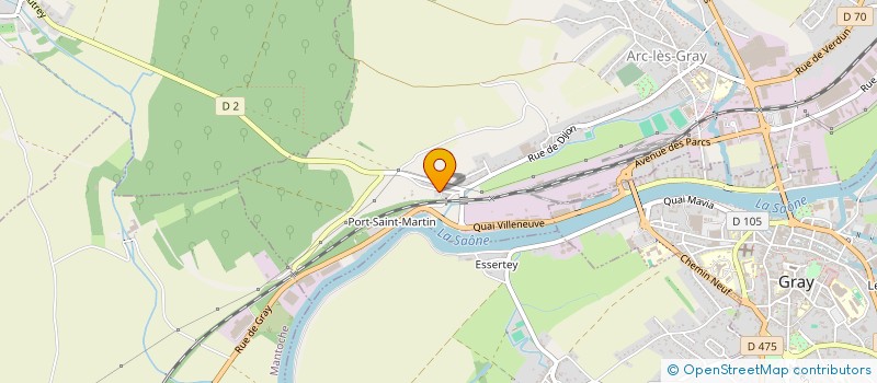 localisation de l'entreprise SCI DE LA COTERIE  ARC-LES-GRAY