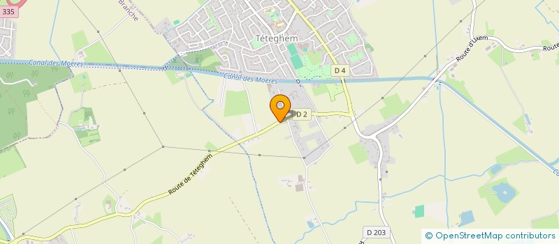 localisation de l'entreprise SCI DE LA COTONNIERE  TETEGHEM-COUDEKERQUE-VILLAGE