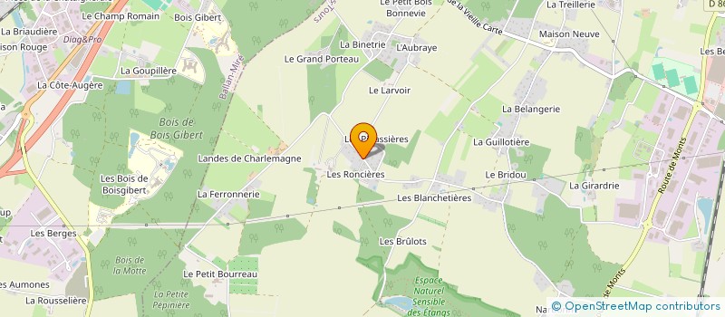 localisation de l'entreprise SCI DE LA COUDRAYE à JOUE LES TOURS