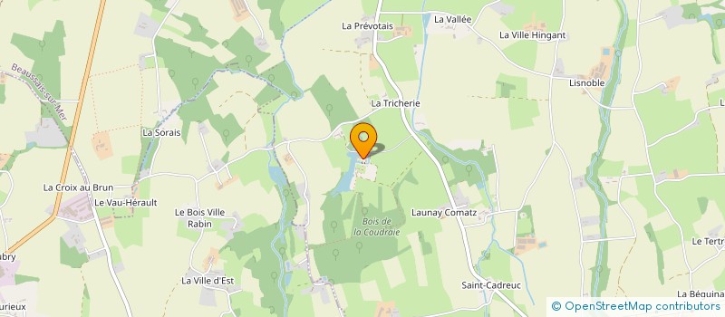 localisation de l'entreprise SCI DE LA COUDRAYE  BEAUSSAIS-SUR-MER