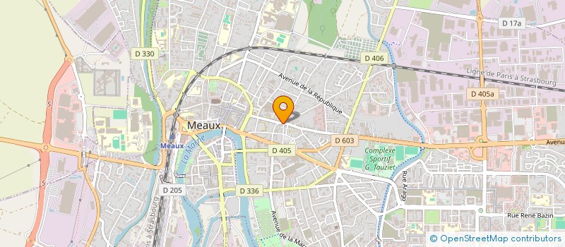localisation de l'entreprise SCI DE LA COULOMMIERE à MEAUX