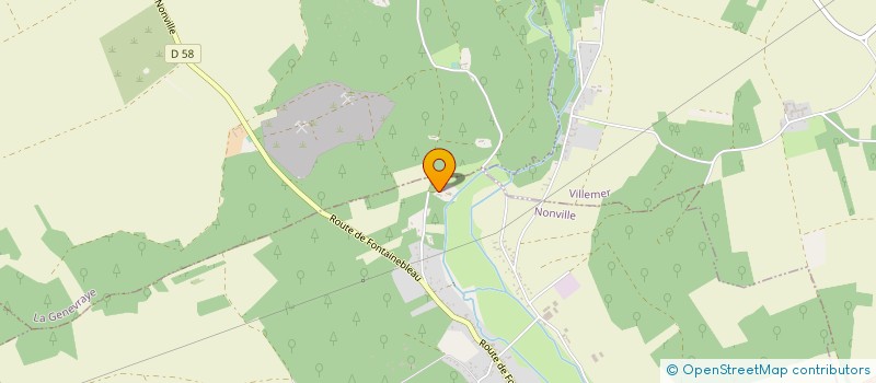 localisation de l'entreprise SCI DE LA COULTIERE  NONVILLE
