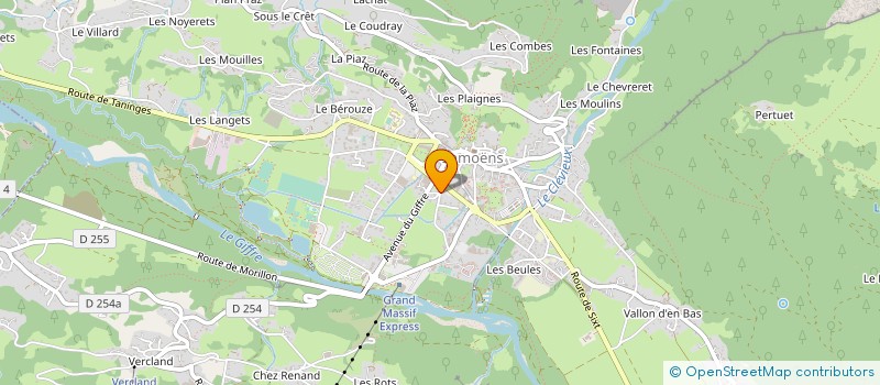 localisation de l'entreprise SCI DE LA COUR à SAMOENS