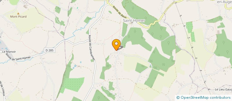 localisation de l'entreprise SCI DE LA COUR  PONT L'EVEQUE