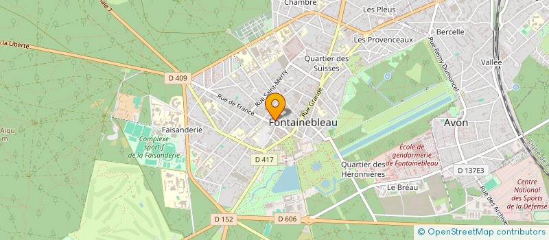 localisation de l'entreprise SCI DE LA COUR à FONTAINEBLEAU