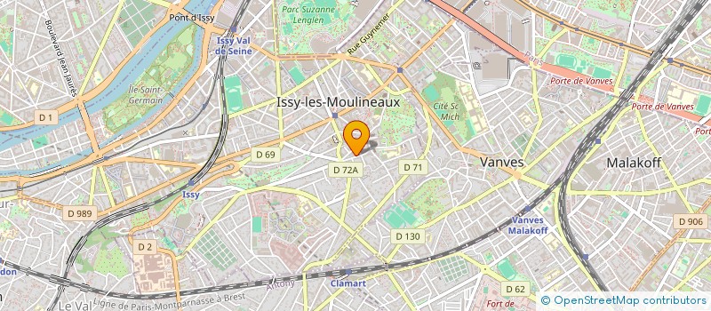 localisation de l'entreprise SCI DE LA COUR à ISSY-LES-MOULINEAUX