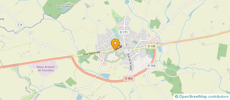 localisation de l'entreprise SCI DE LA COUR  CORON