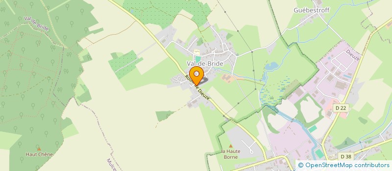 localisation de l'entreprise SCI DE LA COUR  GUEBLANGE-LES-DIEUZE