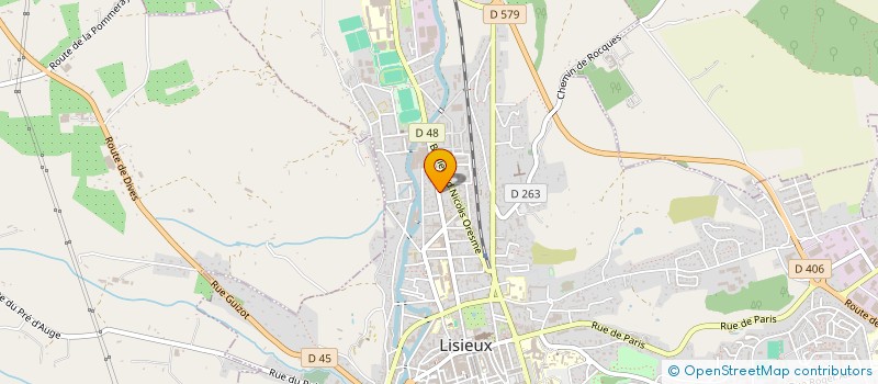 localisation de l'entreprise SCI DE LA COUR à LISIEUX