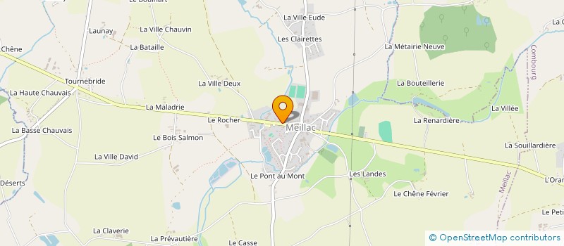 localisation de l'entreprise SCI DE LA COUR D ABAS  MEILLAC