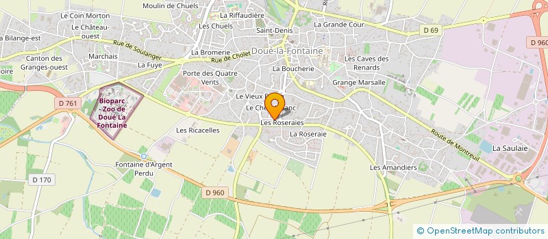 localisation de l'entreprise SCI DE LA COUR DE VERSAILLES  DOUE-EN-ANJOU