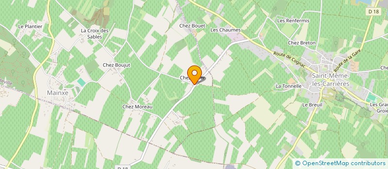 localisation de l'entreprise SCI DE LA COUR DES CLOCHES  MAINXE-GONDEVILLE