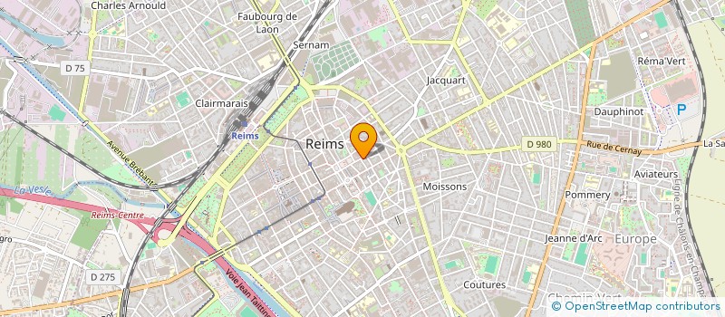 localisation de l'entreprise SCI DE LA COUR PAVEE  REIMS