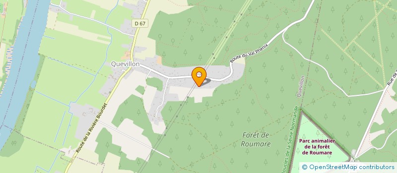 localisation de l'entreprise SCI DE LA COUR SOUVERAINE  QUEVILLON