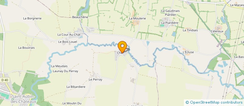 localisation de l'entreprise SCI DE LA COURBETIERE  CHATEAUBRIANT