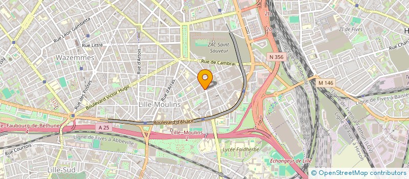 localisation de l'entreprise SCI DE LA COURONNE à LILLE