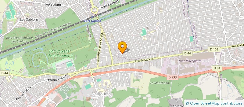 localisation de l'entreprise SCI DE LA COURONNE à TREMBLAY-EN-FRANCE