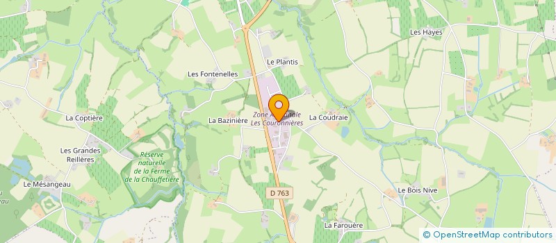 localisation de l'entreprise SCI DE LA COURONNE  OREE-D'ANJOU