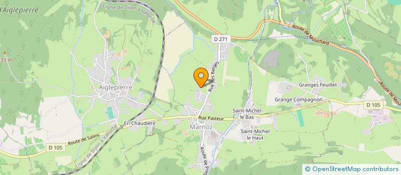 localisation de l'entreprise SCI DE LA COURONNE  MARNOZ