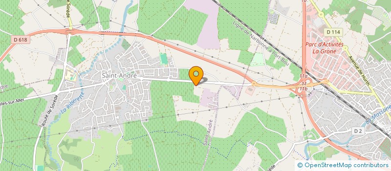 localisation de l'entreprise SCI DE LA COUSCOUILLEDE  SOREDE