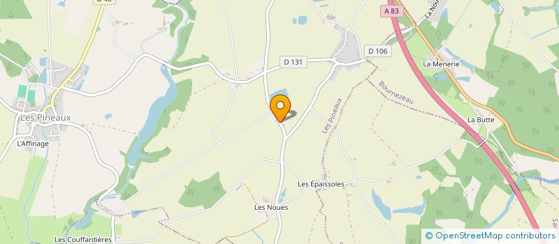 localisation de l'entreprise SCI DE LA COUSSAIE  LES PINEAUX