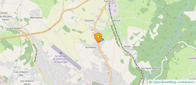 localisation de l'entreprise SCI DE LA COUSTOUNE  VILLEFRANCHE-DE-ROUERGUE